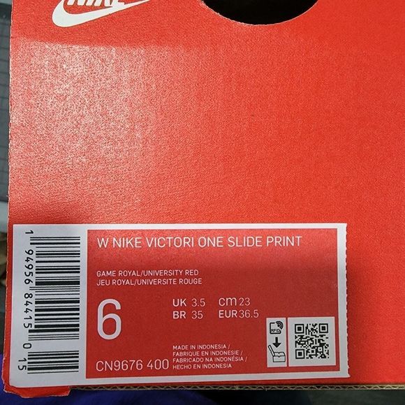 *SALE New Nike Victori One Red White Blue Slides - Picture 8 of 12